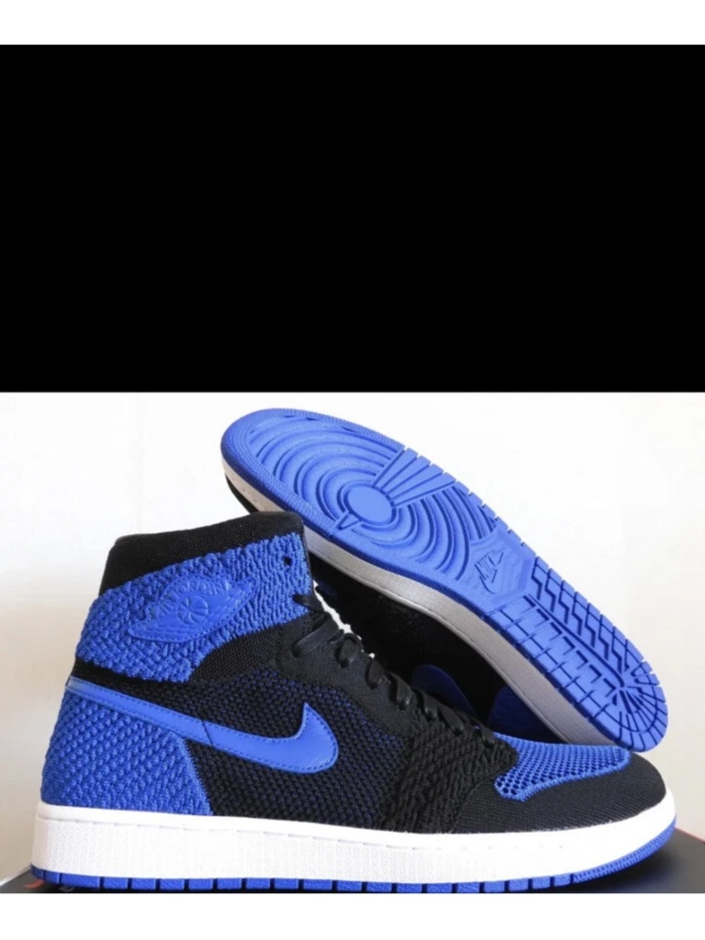 Nike air Jordan 1 high flyknit  royal size 10